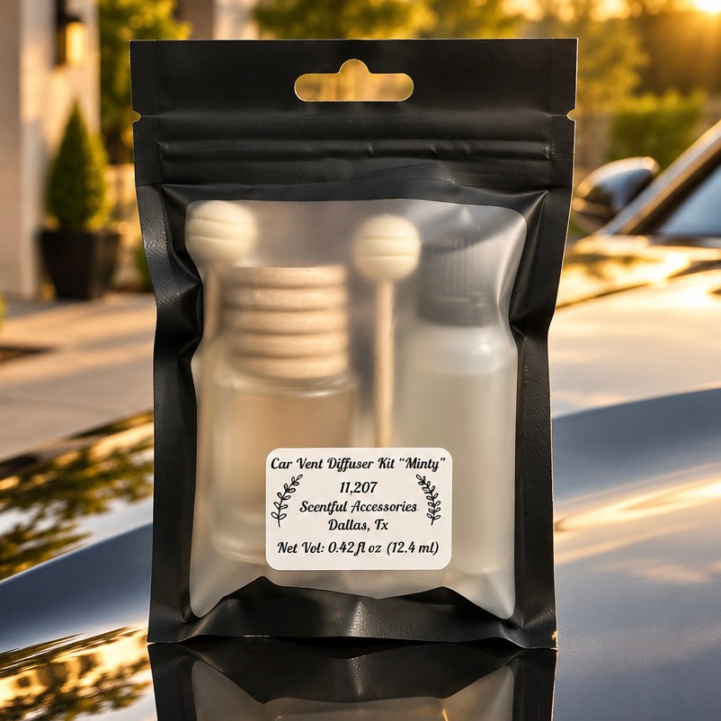 Minty Car Vent Diffuser - Start Kit